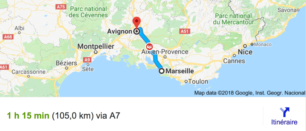 Private transfer from Marseille to Avignon with Driver and Car