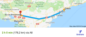 transfer nice aix en provence